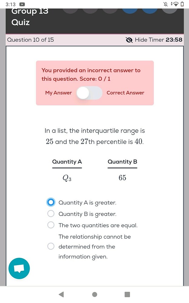 Quant flashcard quiz 13 - GRE Quant Problem Solving - Greg Mat+ ...