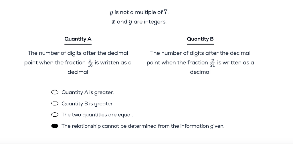 GregMat Quant Flashcards Quiz 1-4 Question 13 - GRE Quant Problem ...