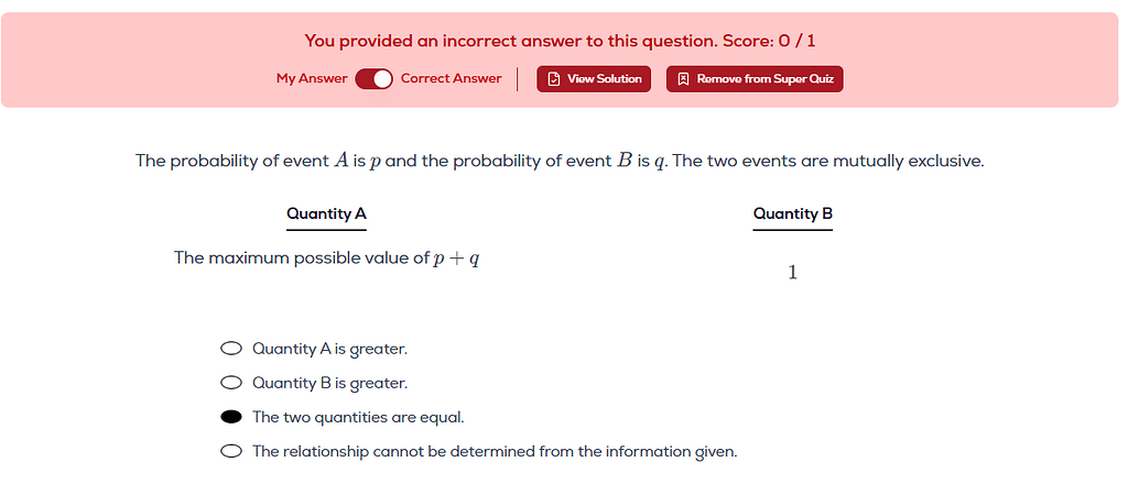 Probability ME - GRE Quant Problem Solving - Greg Mat+ Community Forum