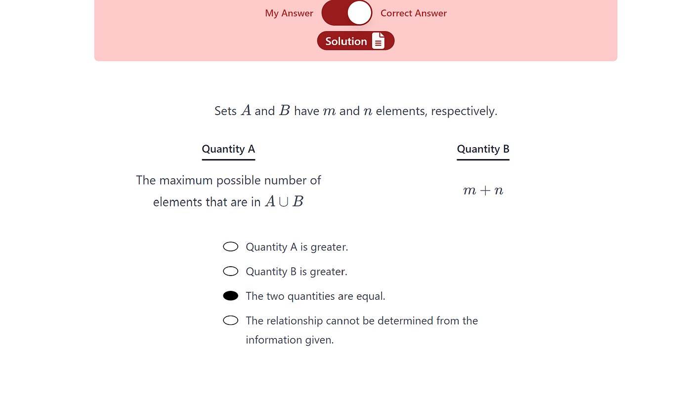 Why this answer (set unions) - GRE Quant Problem Solving - Greg Mat+ ...