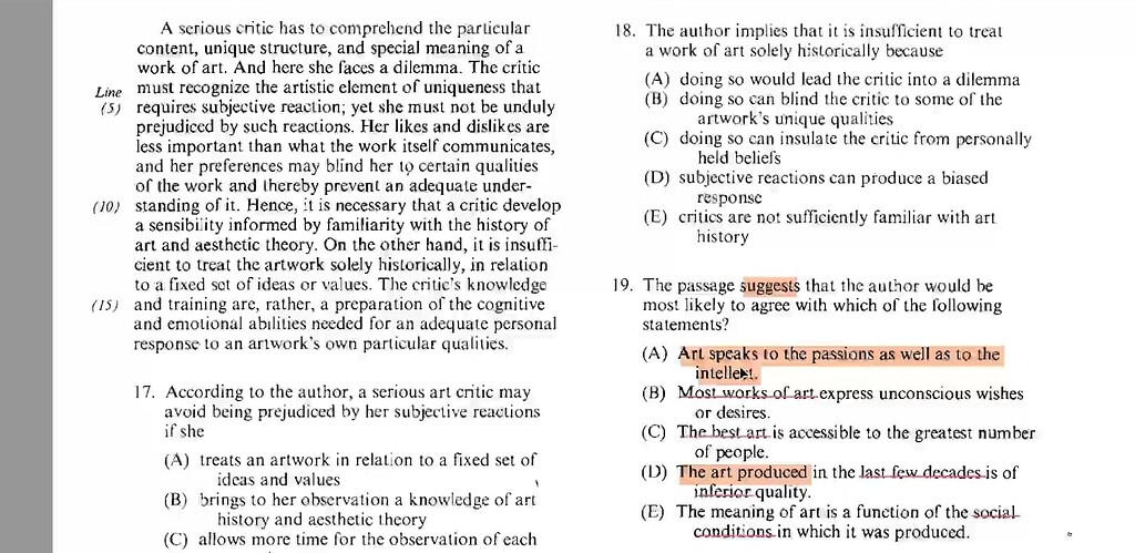 Big Book ETS question RC - GRE Verbal Problem Solving - Greg Mat+ ...