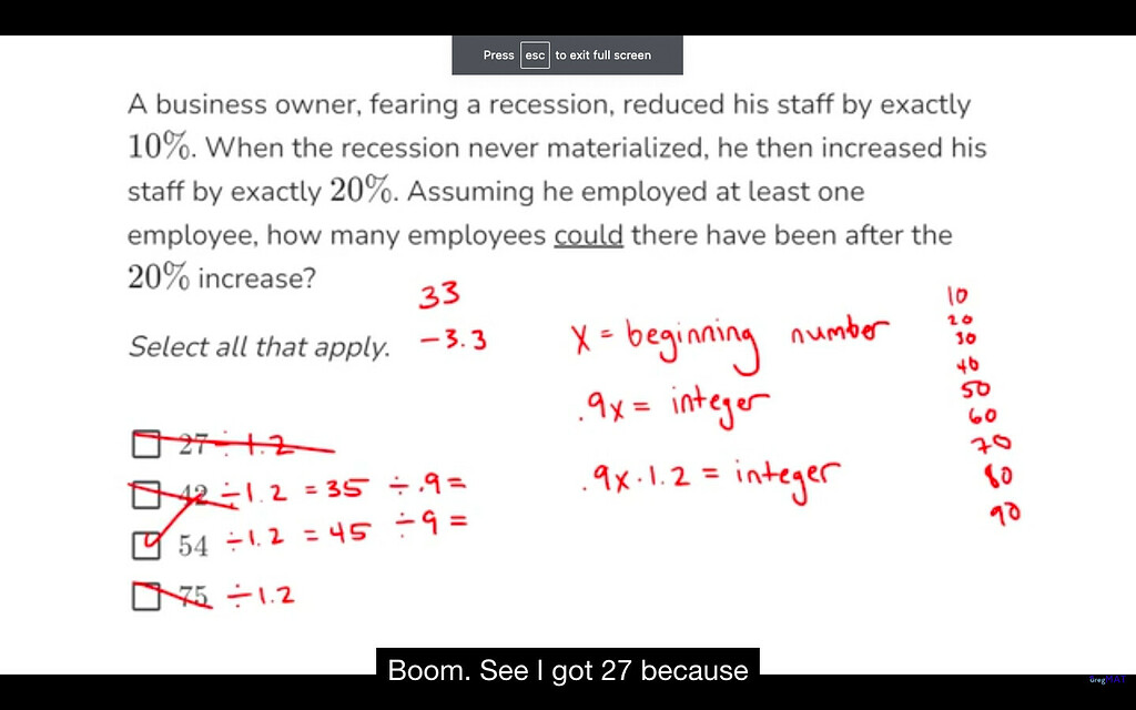6 Hard problems Test - GRE Quant Problem Solving - Greg Mat+ Community ...