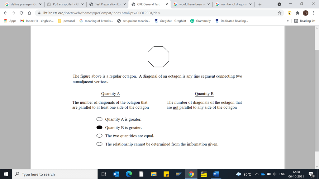 Spoiler pp3 quants q no 6 - GRE Quant Problem Solving - Greg Mat+ ...