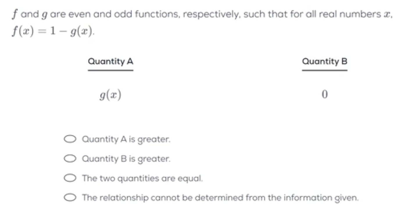 Timed Quant Practice - Medium Section 1 Sample #3 Question 2 - GRE ...