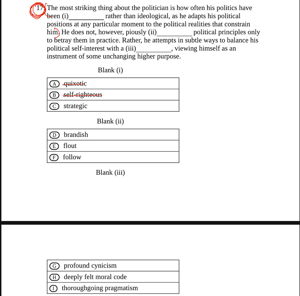 3 Blanker OG Practice Question - GRE Verbal Problem Solving - Greg Mat+ ...