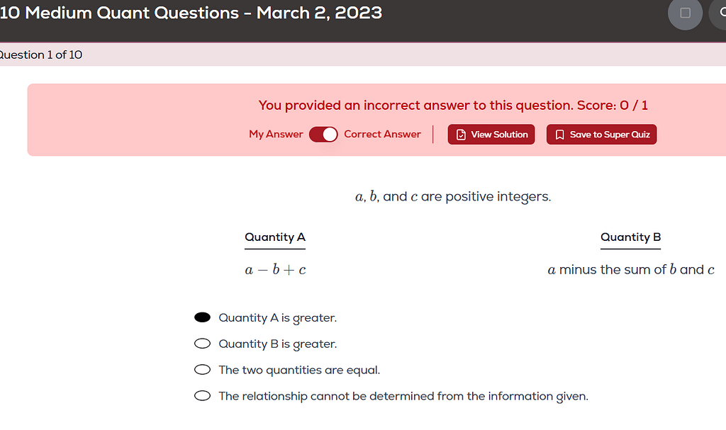 Is this possibly a wrong answer? - GRE Quant Problem Solving - Greg ...