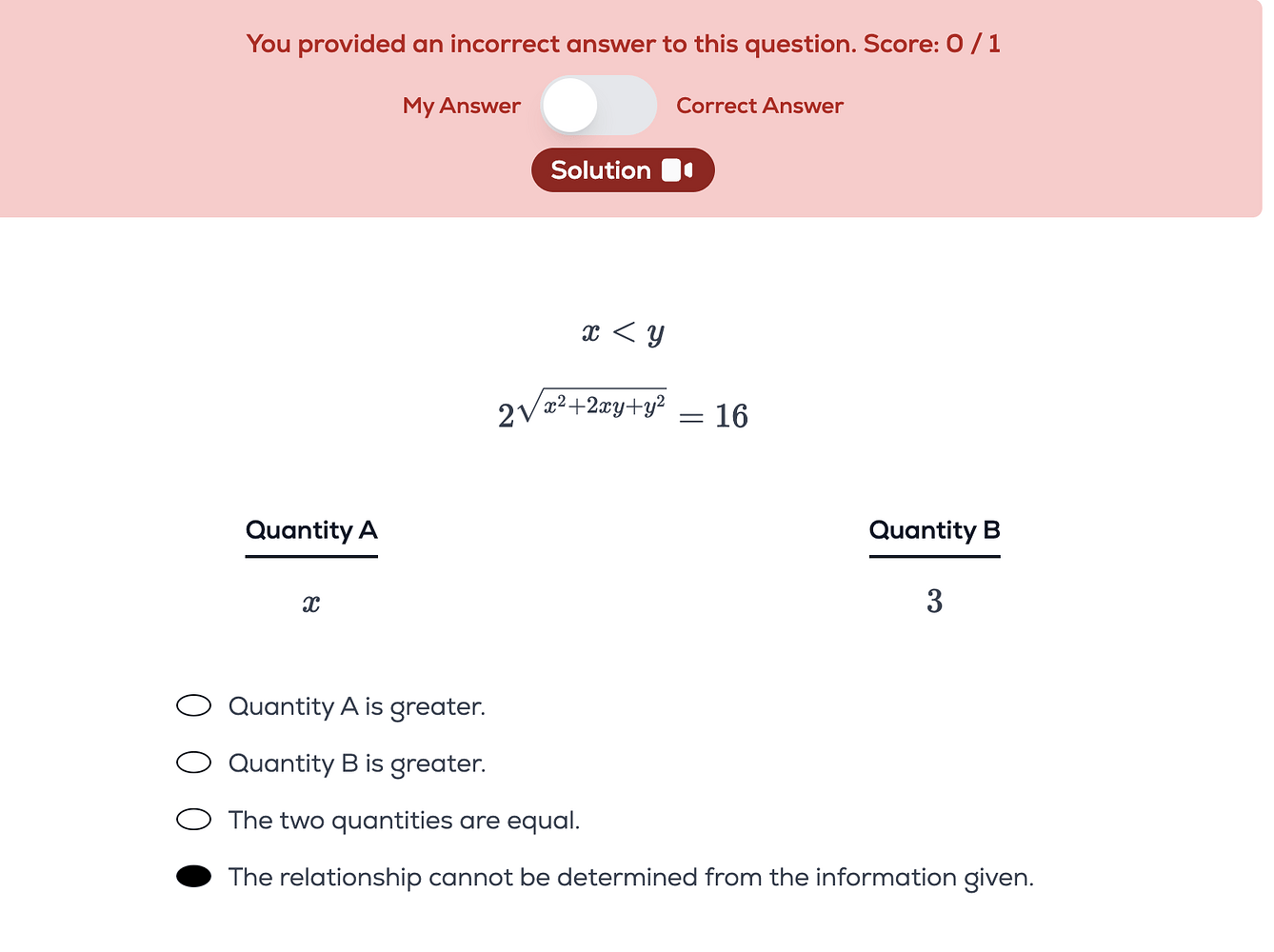Timed Quant Section (15 Questions, Hard) #9 (Question 8) - GRE Quant ...