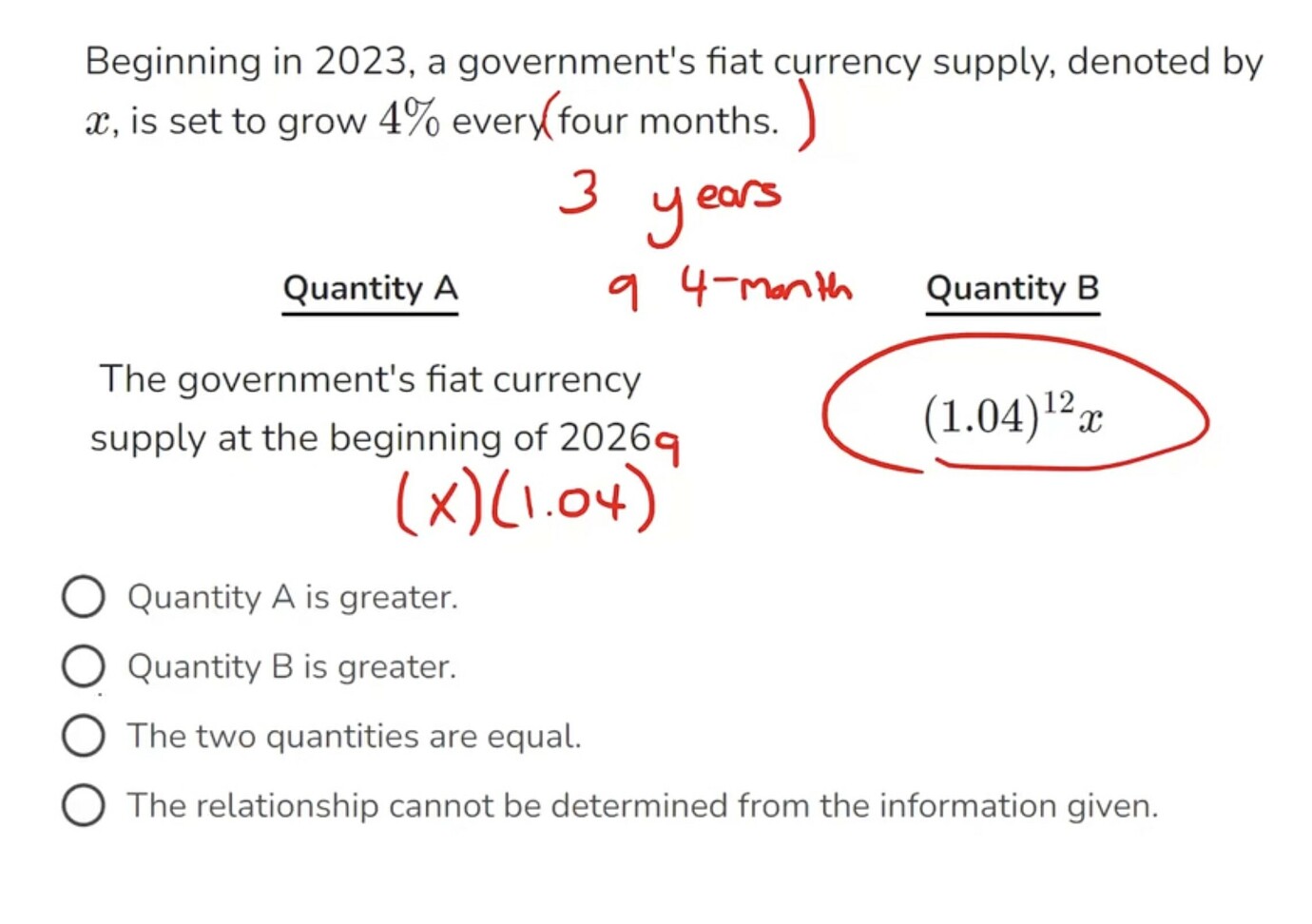 Compound Interests - GRE Quant Problem Solving - Greg Mat+ Community Forum