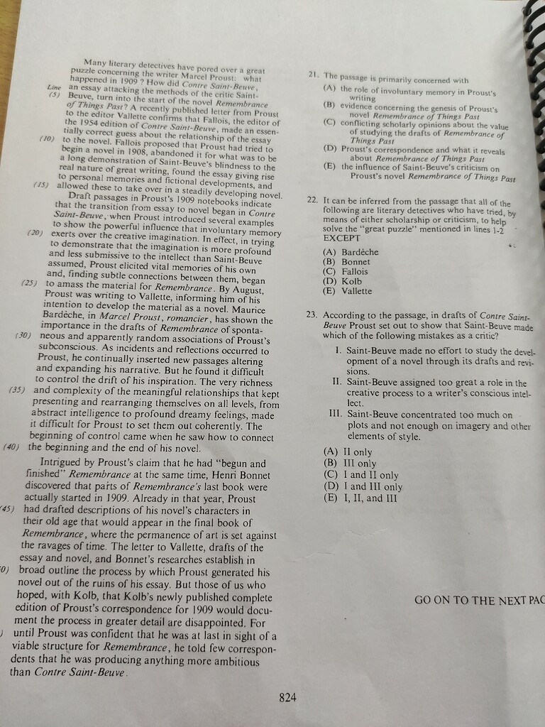 Gre big book Rc test 21 - GRE Verbal Problem Solving - Greg Mat+ ...