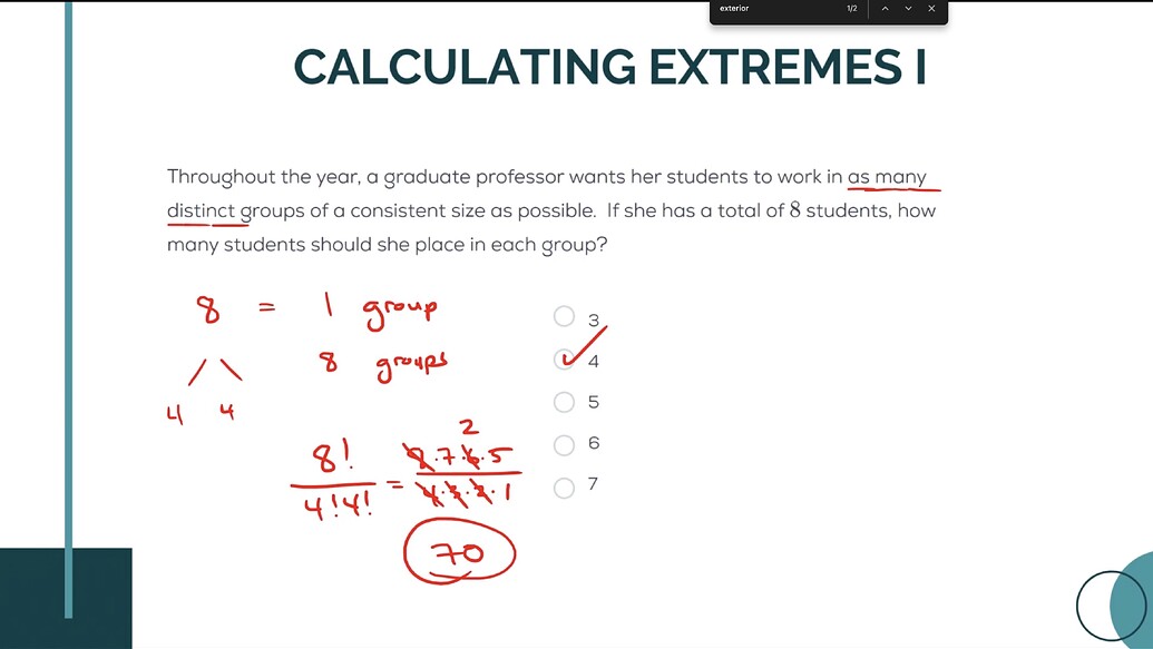 Calculating Extremes Last Question - GRE Quant Problem Solving - Greg ...