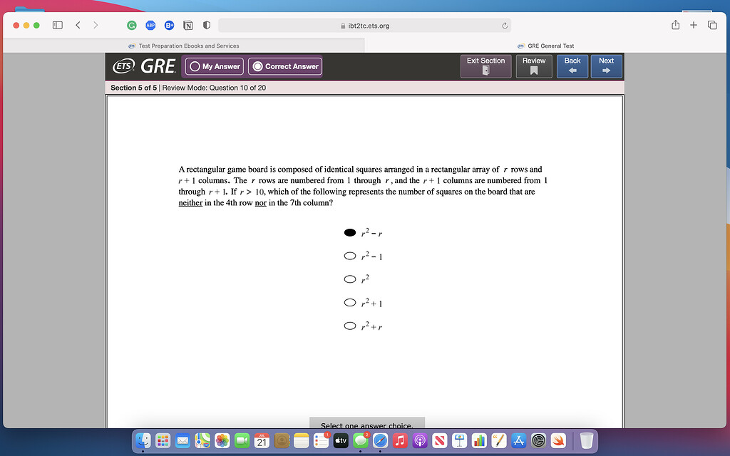 Quant Problem on the practice test - GRE Quant Problem Solving - Greg ...