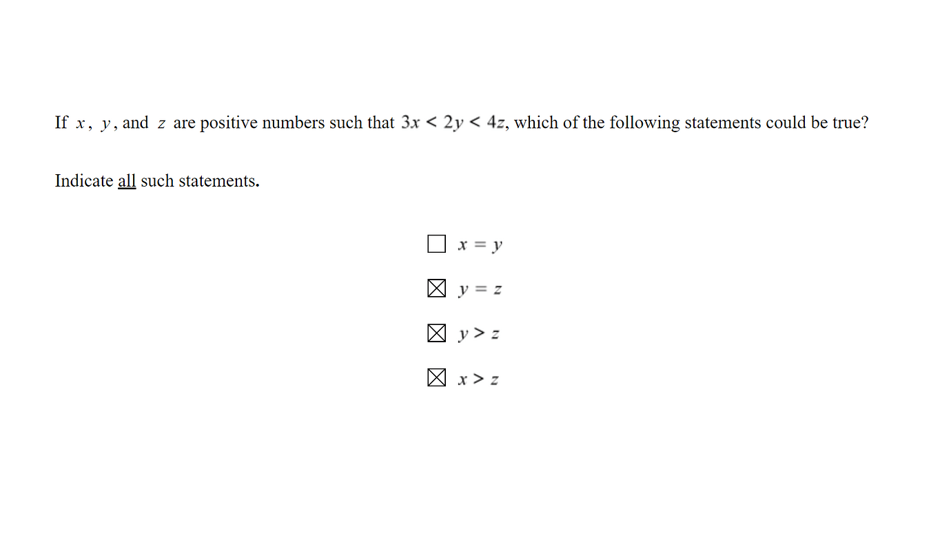 Why is the fourth option correct? - GRE Quant Problem Solving - Greg ...