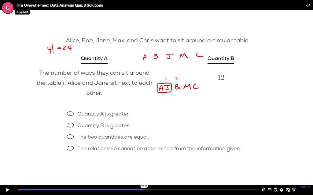 Overwhelmed Data quiz #8 - GRE Quant Problem Solving - Greg Mat+ ...