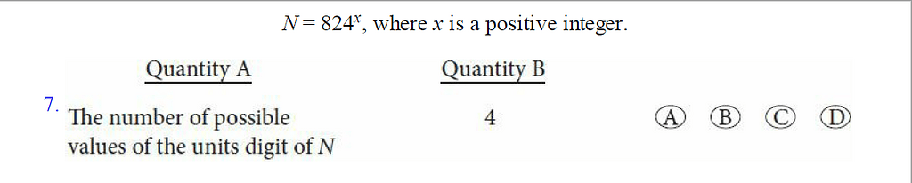 ETS Question | N = 824x, where x is a positive integer - GRE Quant ...