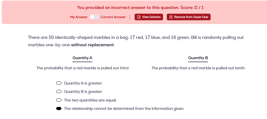 Doubt with probability question - GRE Quant Problem Solving - Greg Mat+ ...