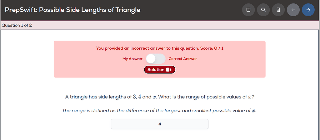 Potential Error in PrepSwift Video Quiz - GRE Quant Problem Solving ...