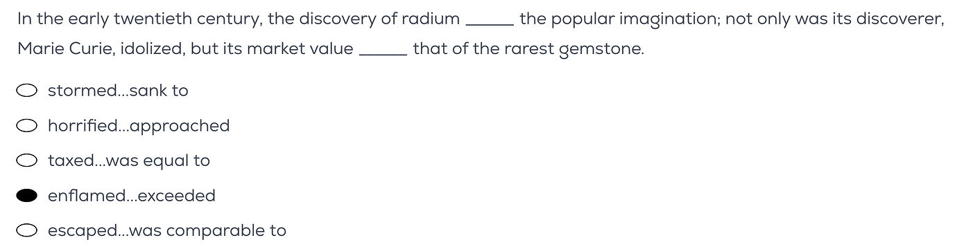 Big Book Test 9 Text Completion Question #2 - GRE Verbal Problem ...