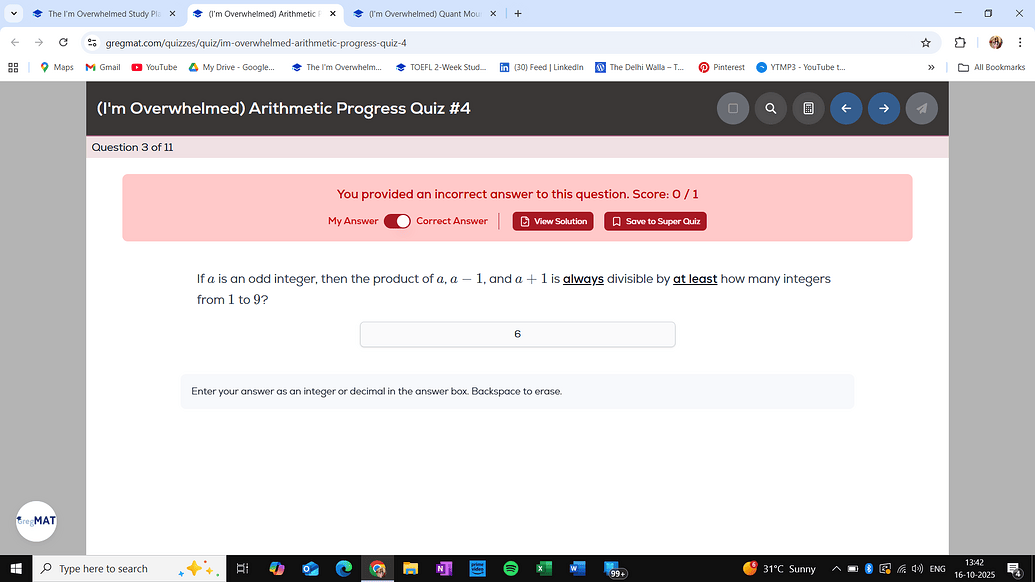 Is the answer correct? - GRE Quant Problem Solving - Greg Mat+ ...