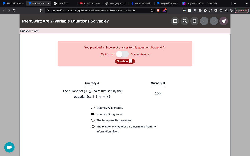 Correct Option GRE Quant Problem Solving Greg Mat Community Forum Correct option gre quant problem solving greg mat community forum