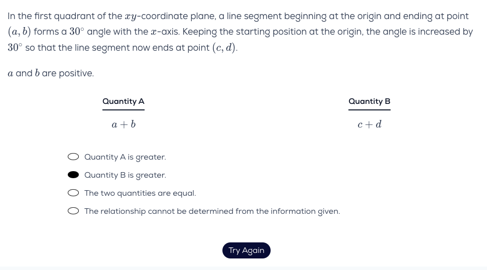 Coordinate Geometry doubt from practice questions - GRE Quant Problem ...