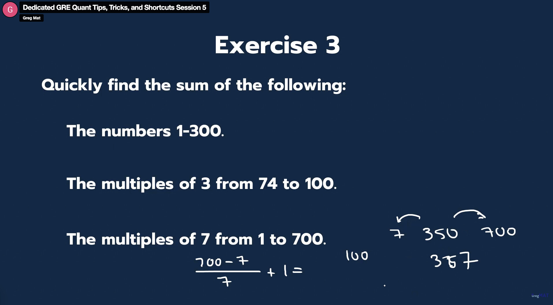 Quant Shortcut Question - GRE Quant Problem Solving - Greg Mat+ ...