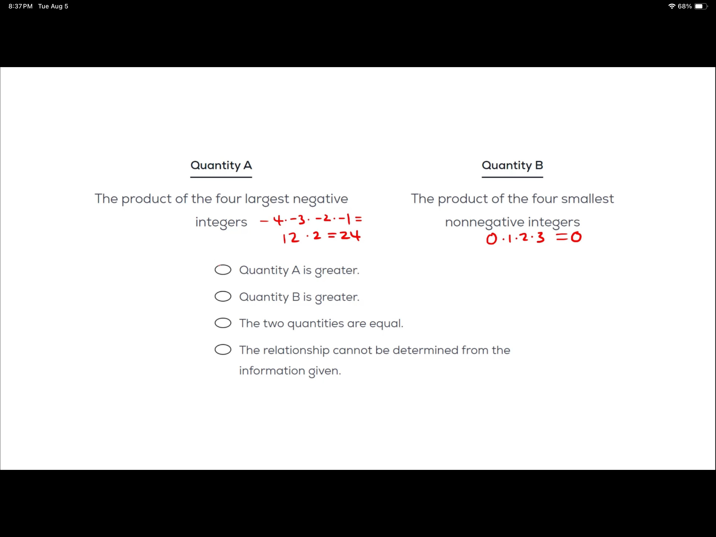 How’s this wrong? - GRE Quant Problem Solving - Greg Mat+ Community Forum